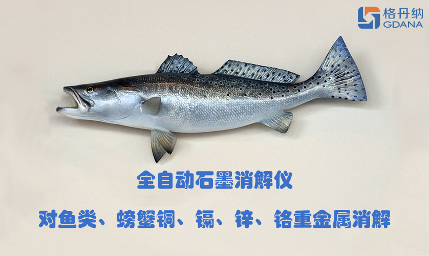 全自動(dòng)石墨消解儀對(duì)魚類、螃蟹銅、鎘、鋅、鉻重金屬消解